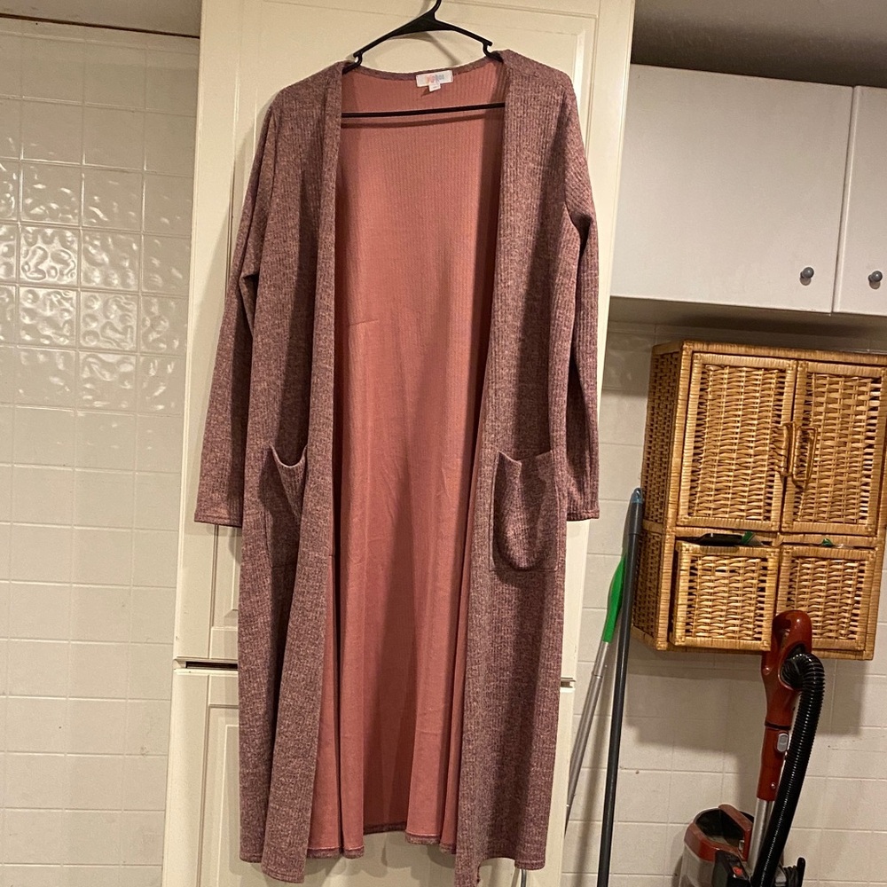 LuLaRoe Pink Knit Sweater size medium